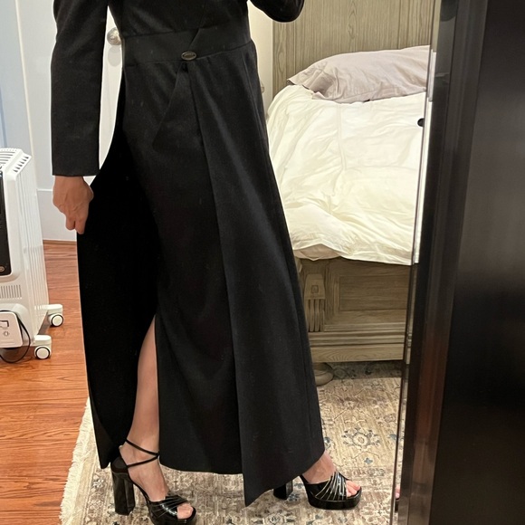 Chanel Wool Grey Dress GORGEOUS SZ 36 XS-S - Picture 5 of 6